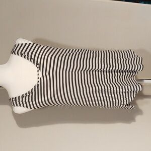 Maurice's 24/7 Striped Tank Top - Sz. M Olive Green